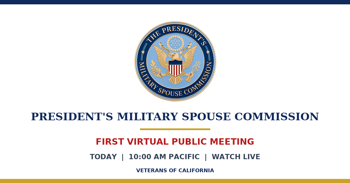 The President's Military Spouse Commission Meets Live